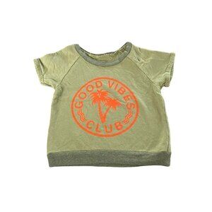 Tiny Whales Good Vibes Club Crewneck Size 4